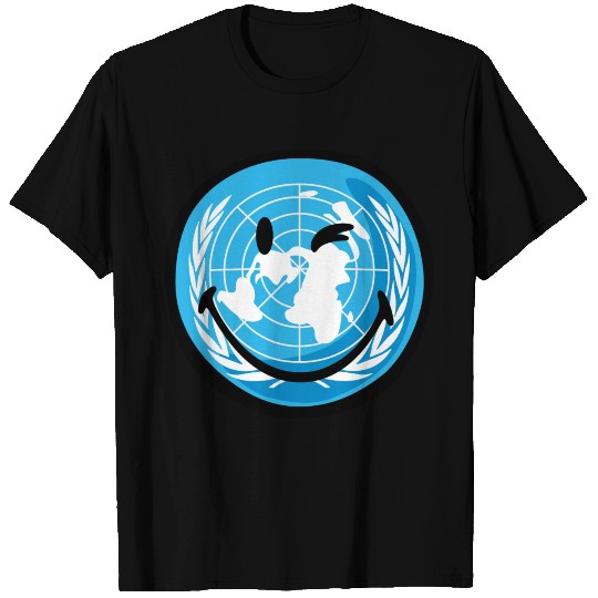 SmileyWorld United Nations Flag T Shirts
