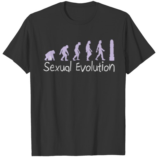 Sexual Evolution From Ape To Erect Man. T-shirt