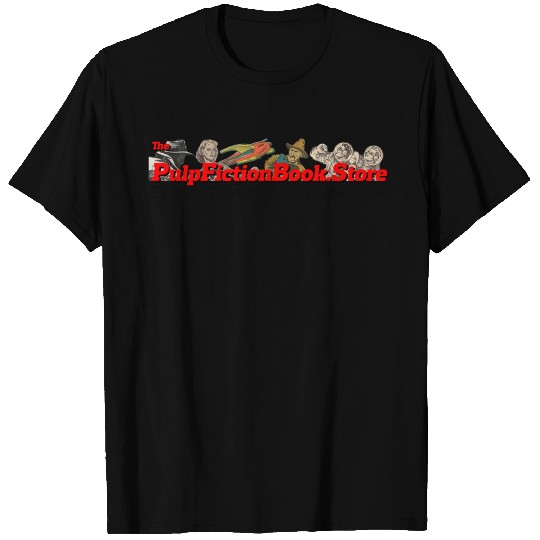 Pulp Fiction Book Store banner T Shirts