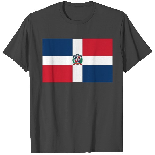 National Flag Of The Dominican Republic T Shirts