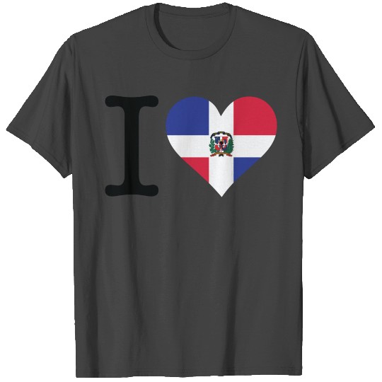 I Love The Dominican Republic T Shirts