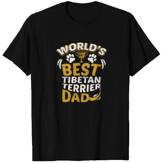 World's Best Tibetan Terrier Dad T Shirts