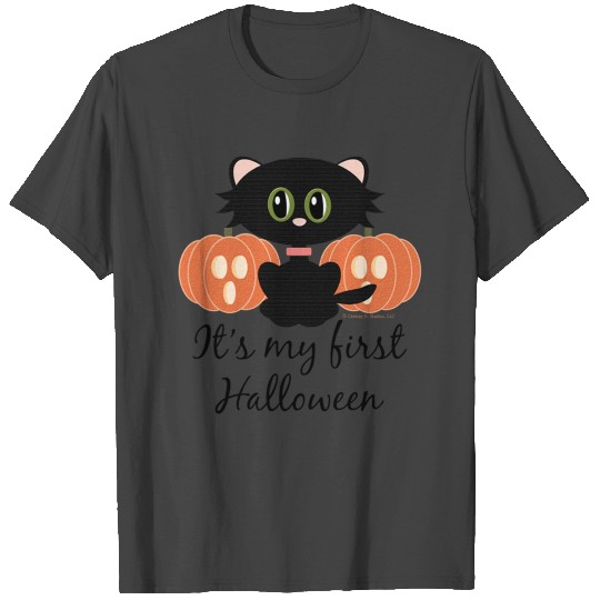 My First Halloween Cat Pumpkins T Shirts