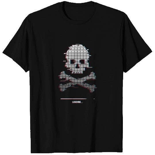 Game over loading 3d glitch T Shirts