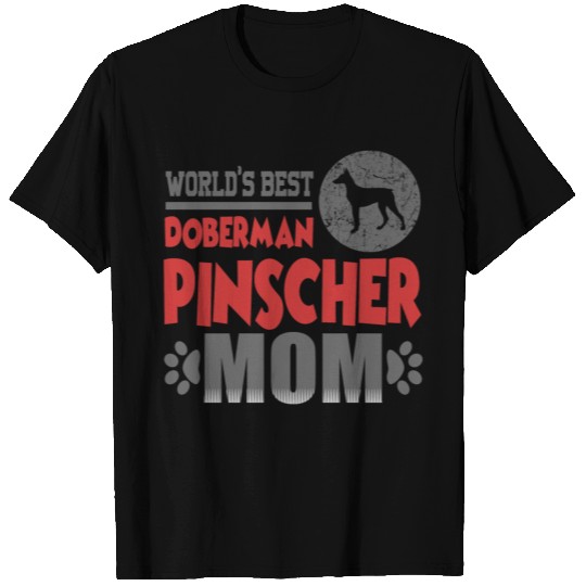 DOBERMAN MOM .png T Shirts