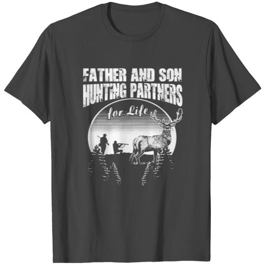 Father and Son Hunting Partners for Life T Shirts