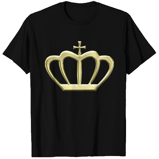 Crown Silver Gold T Shirts