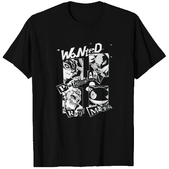 Persona 5 Wanted Poster T Shirts