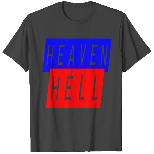 heaven hell T Shirts