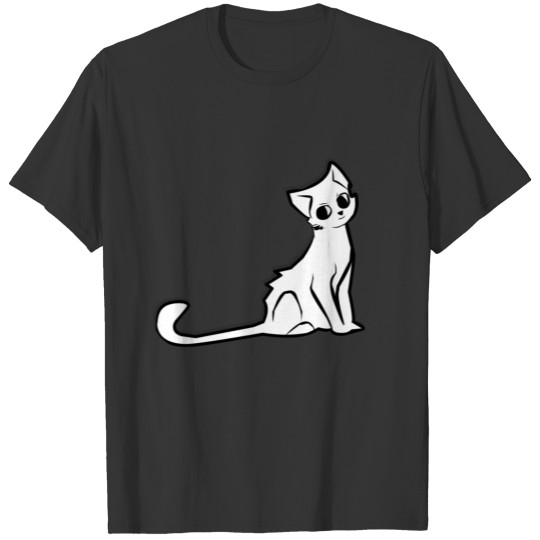 Cat Illustration T-shirt