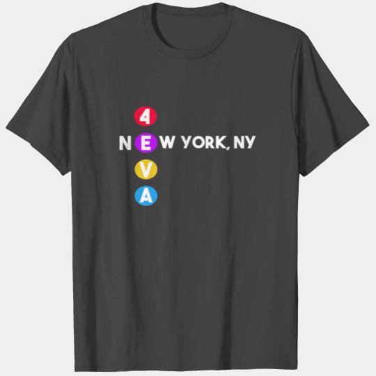new york underground subway fan T Shirts