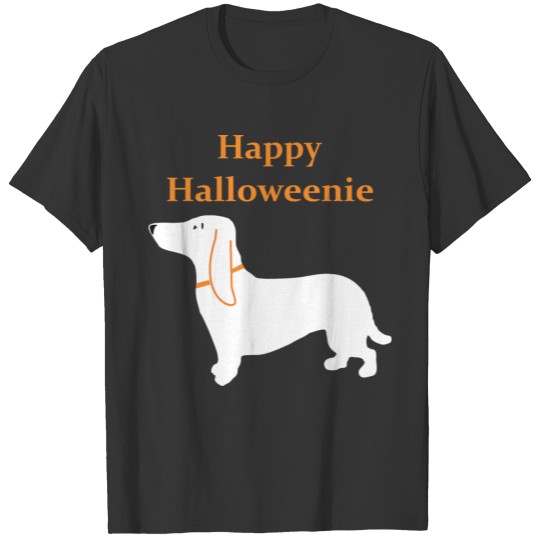 Happy Halloweenie Dachshund T Shirts