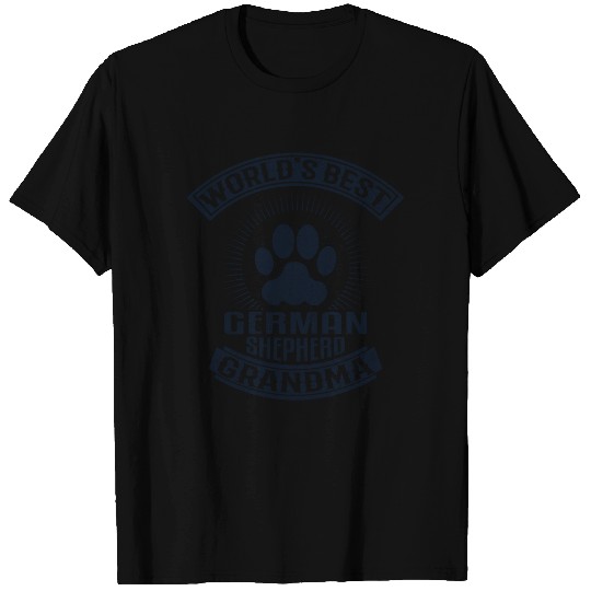 World's Best German Shepherd Grandma T Shirts