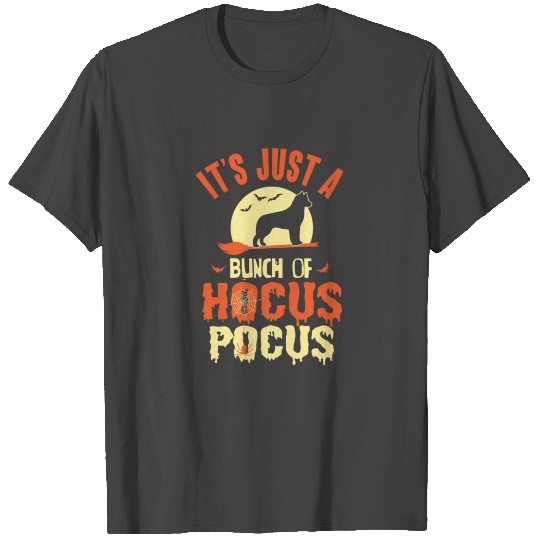 Siberian Husky Dog Hocus Pocus Halloween T Shirts