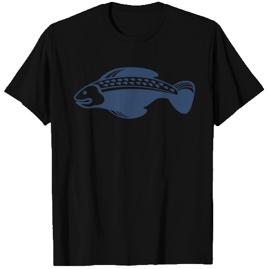 Cool shape trout fish wildlife awesome vector cool T Shirts