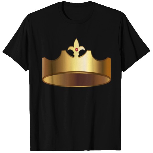 Golden crown VIP royal King monarch vector image T Shirts