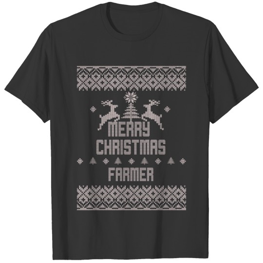 Merry Christmas Farmer T Shirts