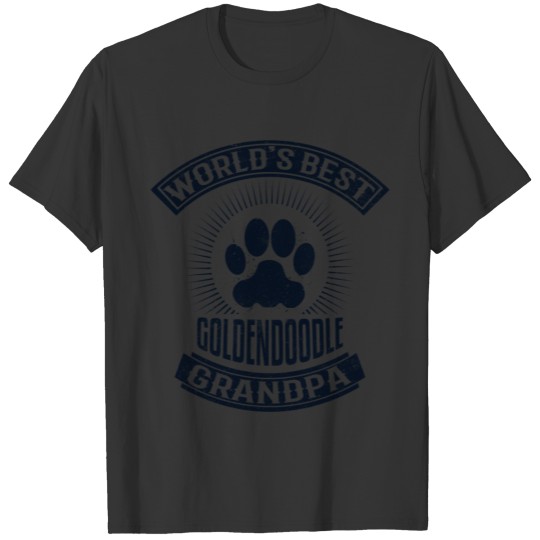 World's Best Goldendoodle Grandpa T-shirt