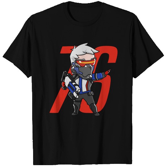 Cute Soldier 76 from Overwatch T Shirts