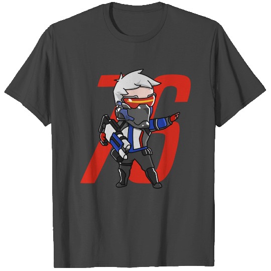 Cute Soldier 76 from Overwatch T Shirts