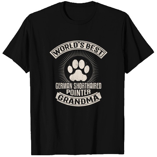 World's Best German Shorthaired Pointer Grandma T Shirts