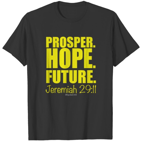 Prosper Hope Future - Yellow T-shirt