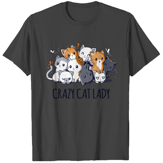 Crazy Cat Lady T Shirts