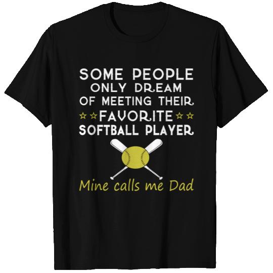 SOFTBALL DAD T Shirts