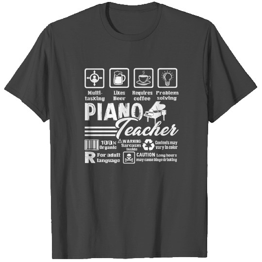 Piano Teacher T Shirts