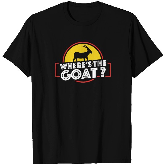 Jurassic Park Where s the Goat Funny Parody T Shirts