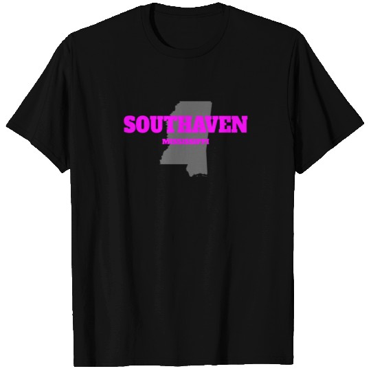 MISSISSIPPI SOUTHAVEN US STATE EDITION PINK T Shirts