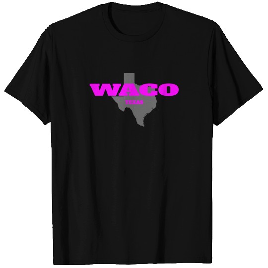 TEXAS WACO US STATE EDITION PINK T Shirts