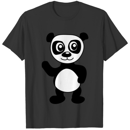 panda bear baer baby bamboo bambus45 T Shirts