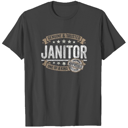 Janitor Gift Trusted Profession Job T Shirts