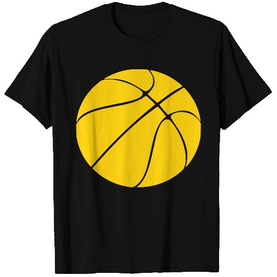 Yellow Basketball T Shirts