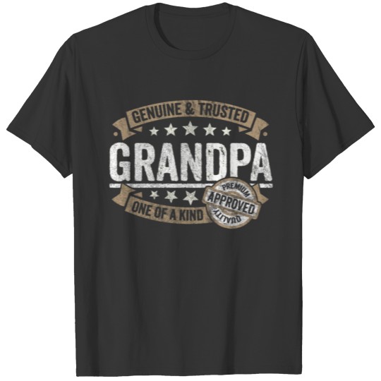 Grandpa Gift Trusted Family Member Shirt T-shirt