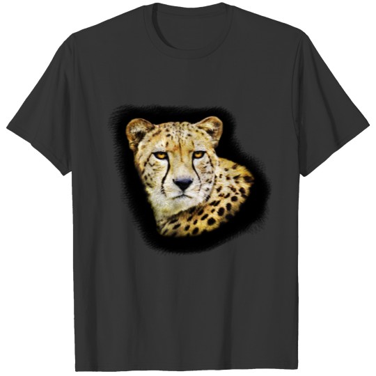 Cheetah Portrate T Shirts