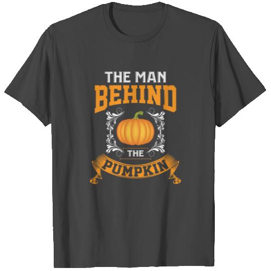 Pregnancy and Maternity Man Behind the Pumpkin T Shirts