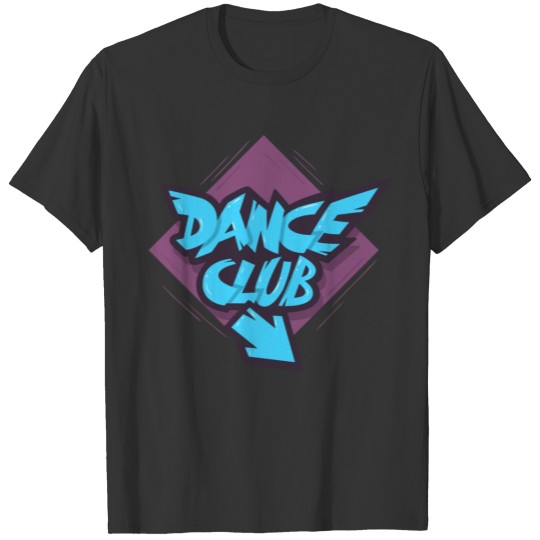 T Shirt dance club vector image inscription cool T-shirt