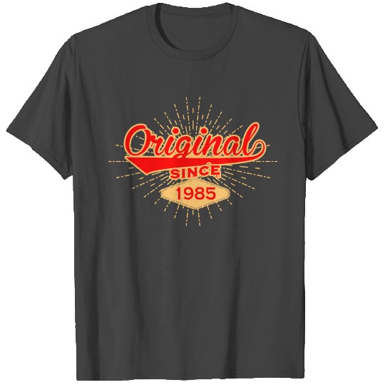 Geburtstag Original Geschenk Erfahrung seit 1985 T Shirts