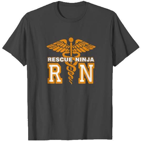 Rescue Ninja Registered Nurse T Shirts