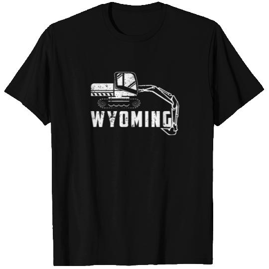 Mini Backhoe Loader Wyoming Backhoe T Shirts