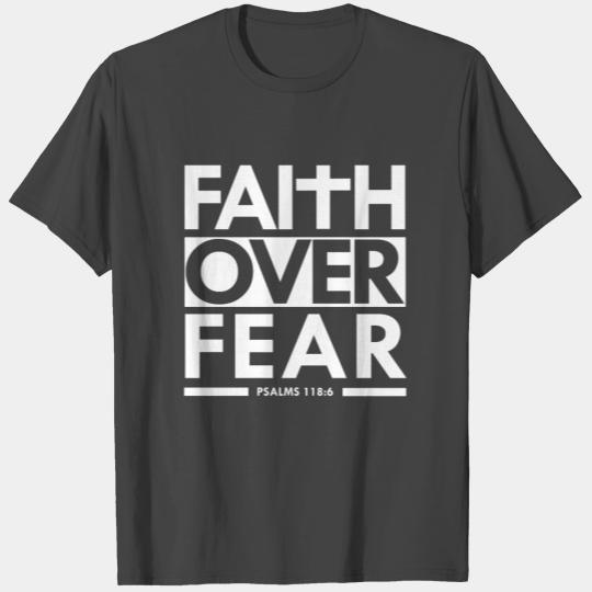 Faith Over Fear Christian Bible Verse Scripture T Shirts