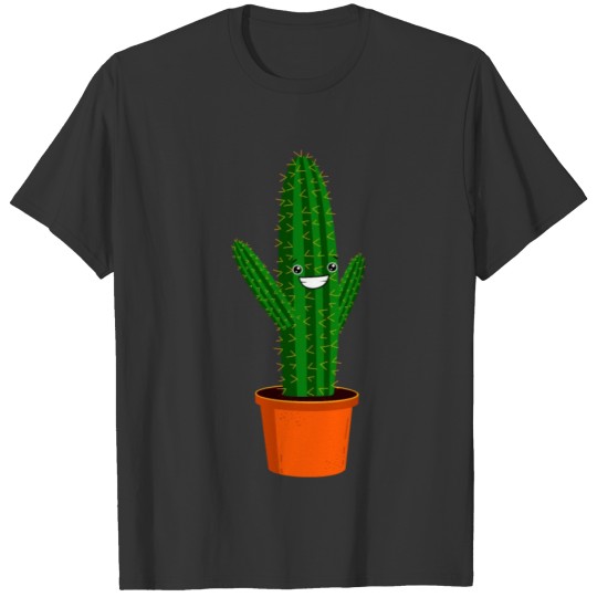 Funny cartoon cactus T-shirt