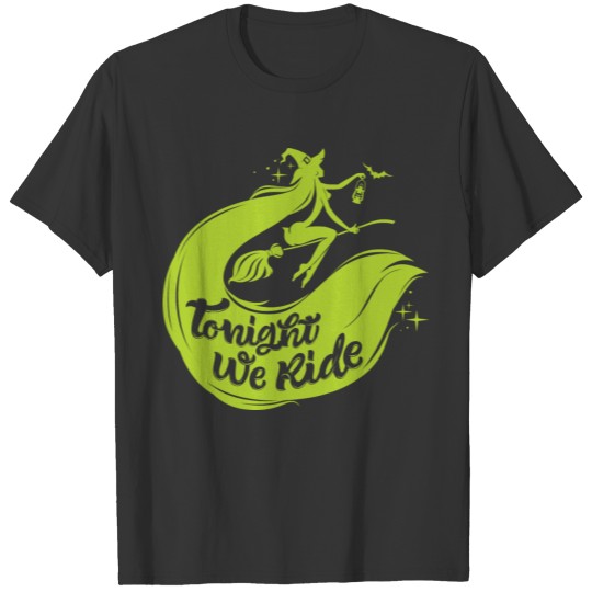 Halloween_Witch_lime T-shirt