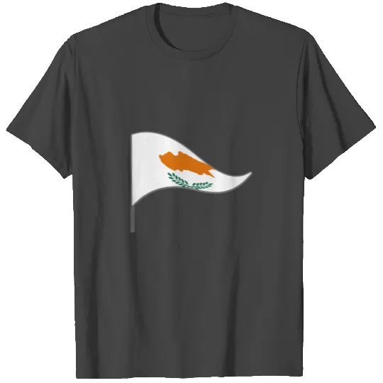 Cyprus Turkish Mediterranean Sea Flags Banner Flag T Shirts