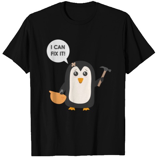Construction worker Penguin T Shirts