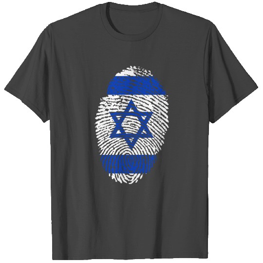 fingerprint i love wurzeln israel T Shirts