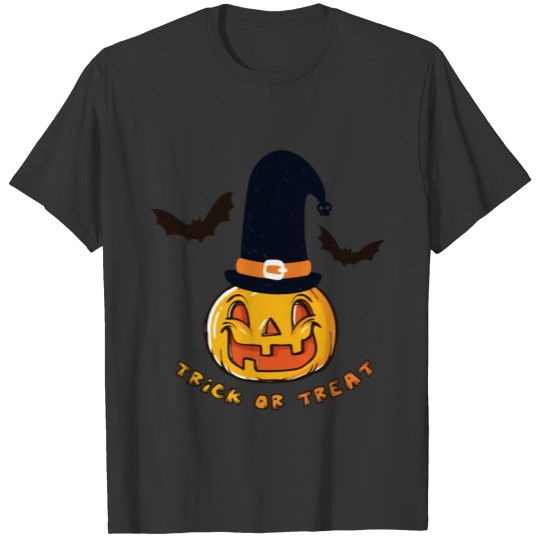 trick or treat pumpkin T-shirt