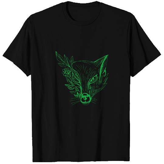 fox-flower-leaf-DWG T Shirts
